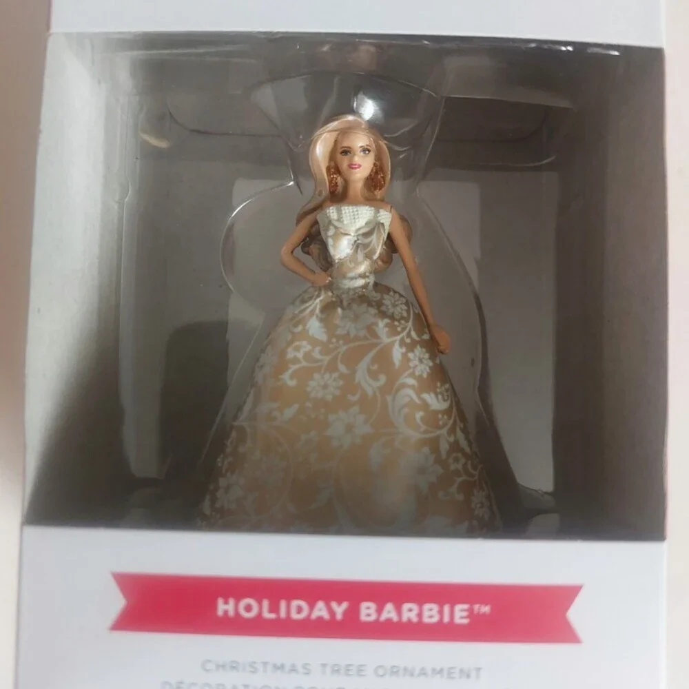 Hallmark Mattel Holiday Barbie 2025 Christmas Tree Ornament Decoration